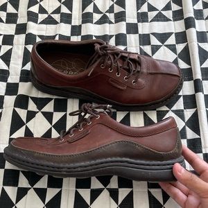 Merrell Men’s Brown Leather Lace Up Oxford Shoes, Size 10